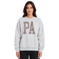 thumbnail image 1 of State of Mine Women's Camo Letters State Sweatshirt, 1 of 6