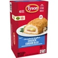 thumbnail image 1 of Tyson Breaded Boneless Raw Stuffed Chicken Breasts with Rib Meat Cordon Bleu, Frozen, 6 oz., 6 ct., 1 of 5