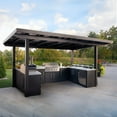 thumbnail image 1 of Backyard Discovery Luxury Galvanized Steel Covered Outdoor Kitchen with Grill & Pizza Oven, 1 of 24