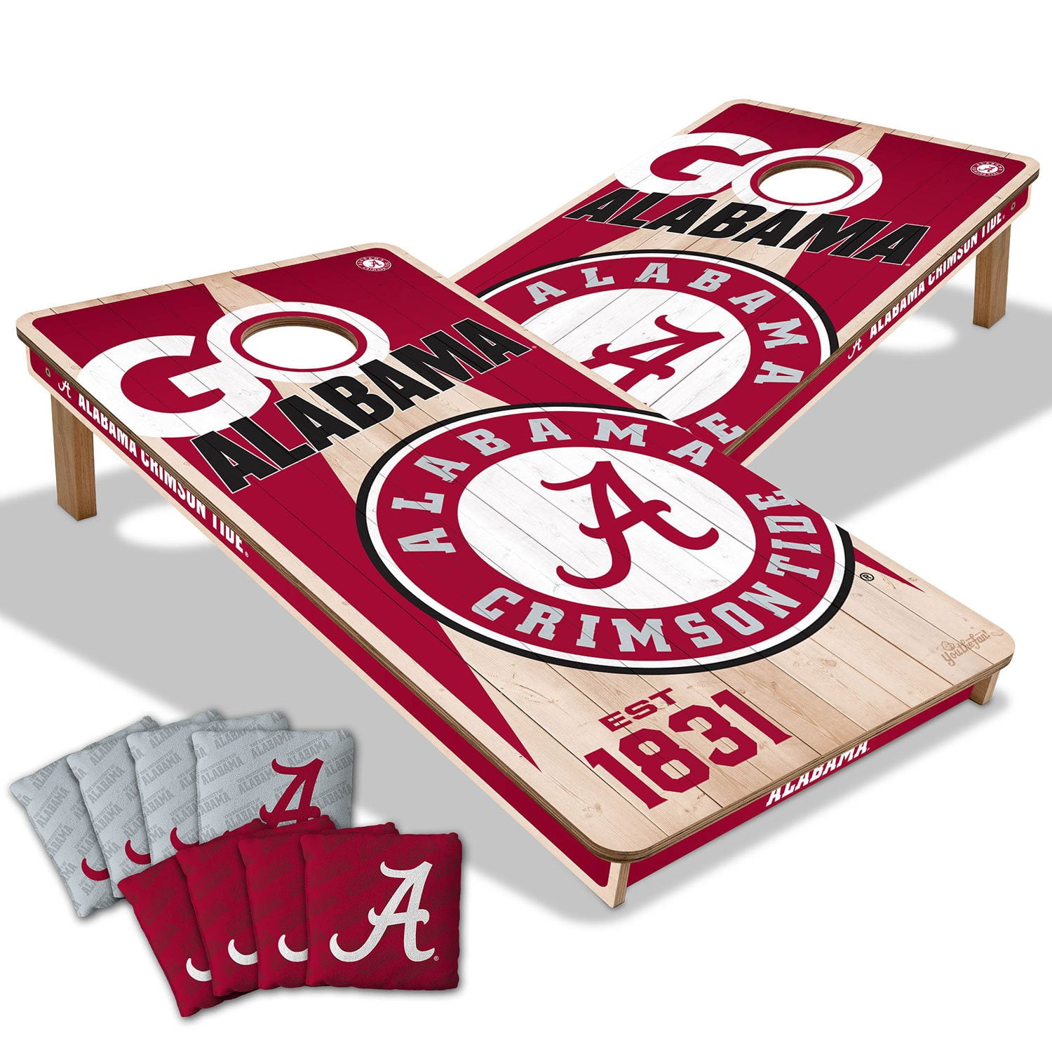 YouTheFan Alabama Crimson Tide 2'x4' Cornhole Board Set - Samsclub.com