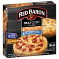 thumbnail image 8 of Red Baron Pepperoni & Four Cheese Deep Dish Singles Frozen Personal Pizza Combo, 69.60 oz., 12 PK, 8 of 9