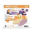thumbnail image 1 of HappyBABY Organics Teething Wafers, Variety Pack, 36 ct., 1 of 6