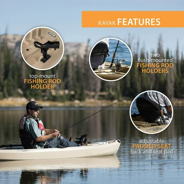 Lifetime Tamarack Angler 100 Fishing Kayak 2-PACK