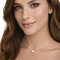 thumbnail image 4 of 1.00 CT.T.W. Heart Cut Lab Created Diamond Solitaire Necklace in 14K Gold, 4 of 4