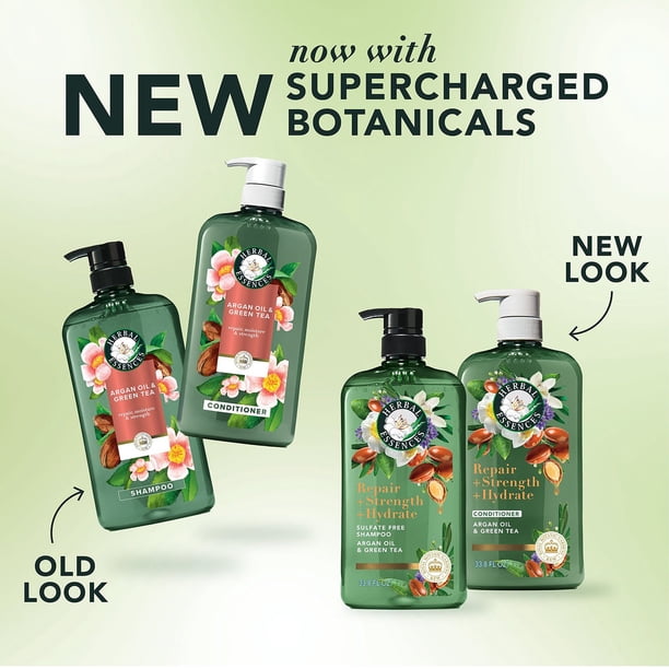 Herbal Essences Pure Plants Argan Oil & Green Tea Shampoo +