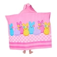 thumbnail image 2 of Kids Character 100% Cotton Hooded Towel With Hand Pockets, 2 of 9