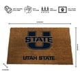 thumbnail image 3 of Logo Brands Utah State Aggies Doormat, 3 of 5