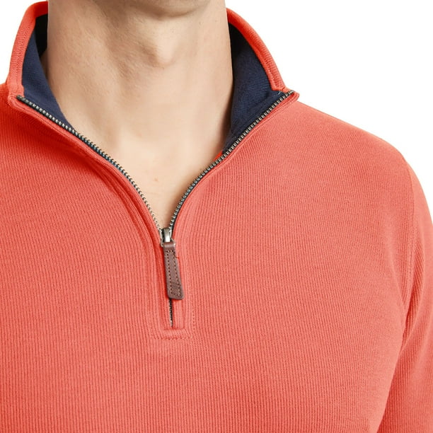 Lands' End Men's Ribbed Quarter Zip - Samsclub.com