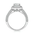 thumbnail image 3 of 1.95 CT. T.W. Princess Cut Halo Diamond Ring in 14K Gold, 3 of 5
