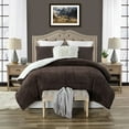 thumbnail image 3 of Swift Home 3-Piece Reversible Faux Fur Sherpa Comforter Set, Assorted Sizes, 3 of 6