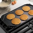 thumbnail image 2 of Tramontina Reversible Double Burner Grill-Griddle, Choose Color, 2 of 5