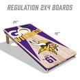 thumbnail image 5 of YouTheFan Minnesota Vikings 2'x4' Cornhole Board Set, 5 of 6