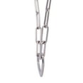 thumbnail image 3 of Open Heart Paperclip Chain Necklace in Sterling Silver, 3 of 6