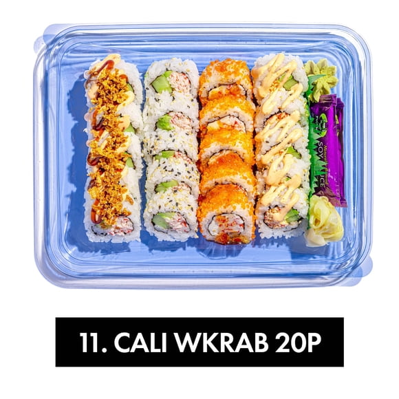 Member's Mark by FujiSan California Combo with Krab Rangoon, 20 pcs.