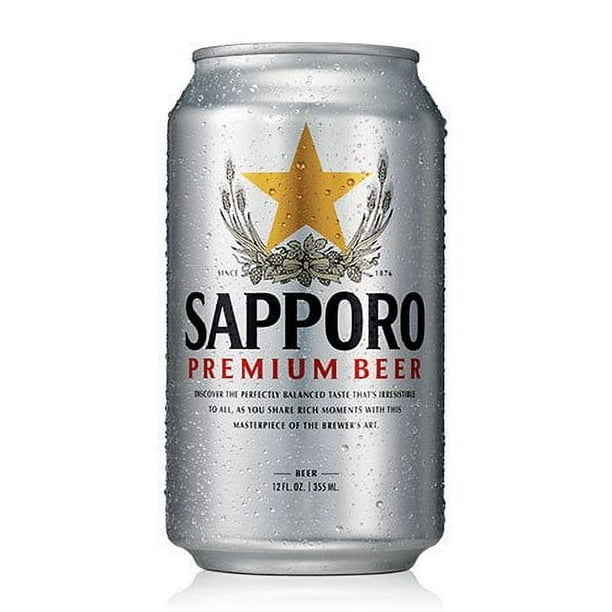 Sapporo Premium Lager Beer, 12 fl. oz. can, 12 pk. - Samsclub.com