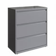 thumbnail image 3 of Hirsh 36" Wide 3-Drawer Lateral File Cabinet, Choose Color, 3 of 13