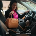 thumbnail image 7 of Veronica Jamison Hampton Faux Leather Lunch Tote by Arctic Zone, Lunch Bag with Food Storage & Ice Pack, 7 of 16