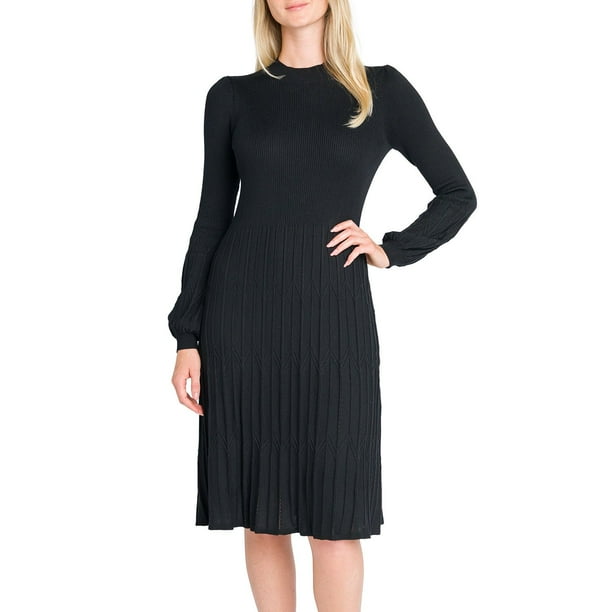 knee length dresses for ladies What You Need Oatmeal Brown Midi Sweater Dress – Shop the Mint
