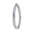 thumbnail image 2 of Twisted Bangle Bracelet in Sterling Silver, 2 of 5