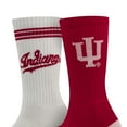 thumbnail image 3 of Indiana Hoosiers Adult 2-Pack Crew Socks, 3 of 3