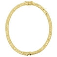 thumbnail image 2 of Diamond Cut Bangle Bracelet in 14K Gold, 2 of 8