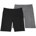 thumbnail image 1 of Member's Mark Ladies 2 Pack Everyday High Rise 7" Bike Short, 1 of 9