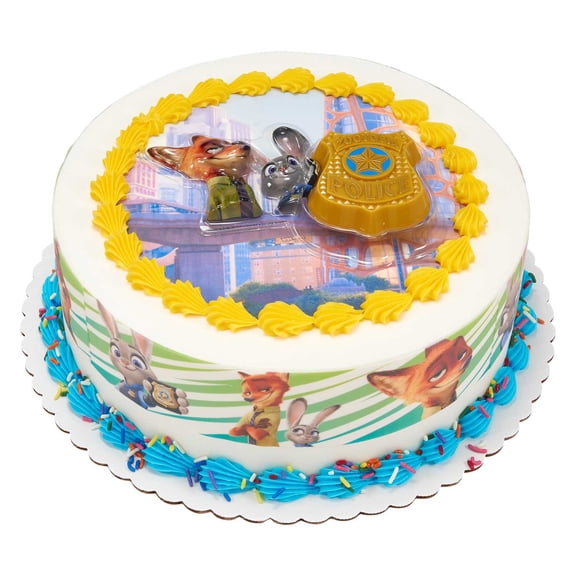 Zootopia 2 10" Round Double Layer Cake