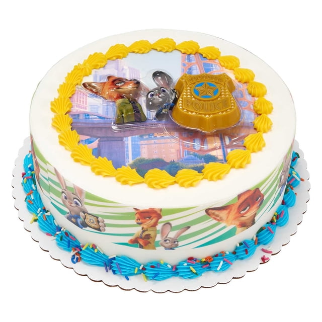 Zootopia 2 10" Round Double Layer Cake