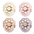 thumbnail image 2 of BIBS Boheme Latex Pacifier, 4 PACK, Ivory/Blush/Blossom/Dusky Lilac, Choose Size, 2 of 4