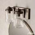 thumbnail image 1 of Hunter Devon Park with Clear Glass Bathroom Vanity Wall Light Fixture, 1 of 8