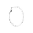 thumbnail image 3 of Square Tube Hoop Earrings in Sterling Silver, 3 of 7