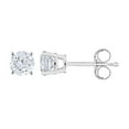 thumbnail image 3 of 0.72 CT. T.W. Round Cut Solitaire Diamond Stud Earrings in 14K Gold, 3 of 8
