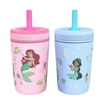 thumbnail image 1 of Zak Designs 12-oz. Stainless Steel Double-Wall Tumbler for Kids with Straw, 2-Piece Set, 1 of 9