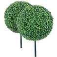 thumbnail image 1 of Faux 15" Round Boxwood Balls, 2pk, 1 of 6