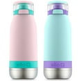 thumbnail image 1 of Ello Emma 14 oz. Stainless Steel Water Bottle, 2 Pack, Choose Color, 1 of 5