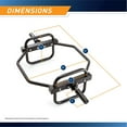 thumbnail image 3 of Marcy Olympic Hex Trap Bar / Shrug Bar with Raised Handles, 3 of 8