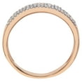 thumbnail image 4 of 0.23 CT. T.W. Baguette and Round Diamond Band in 14K Gold, 4 of 7