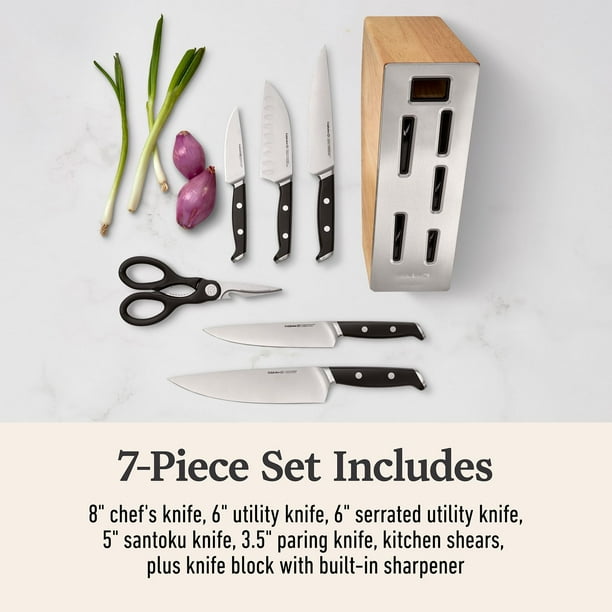 Calphalon Premier 7-Piece Knife Set with SharpIN EdgeTech