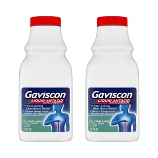 Gaviscon Extra Strength Liquid Antacid, Cool Mint 12 oz., 2 pk.