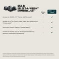 thumbnail image 8 of NordicTrack 55 lb. Select-A-Weight Dumbbell Set, 8 of 10