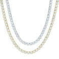 thumbnail image 6 of Lab Grown Diamond Tennis Necklace in 14K Gold, 6 of 6