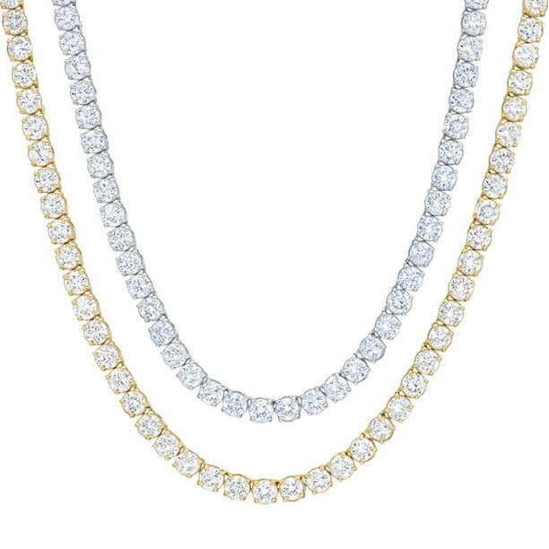 Lab Grown Diamond Tennis Necklace in 14K Gold - Samsclub.com