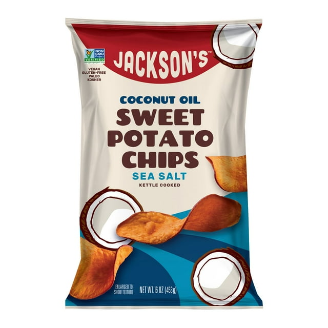 Jackson's Kettle Cooked, Sweet Potato Chips, Sea Salt (16 oz.)