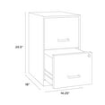 thumbnail image 2 of Hirsh 18" Deep 2 Drawer Letter Width Vertical File Cabinet, Choose Color, 2 of 21