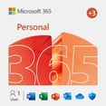 thumbnail image 1 of Microsoft 365 Personal | 15-Month Extra Time  Subscription, 1 person | Premium Office apps | 1TB OneDrive cloud storage | PC/Mac Download, 1 of 6