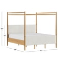 thumbnail image 7 of Charlotte Queen Canopy  Bed, Blonde, 7 of 11