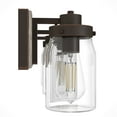 thumbnail image 8 of Hunter Devon Park with Clear Glass Bathroom Vanity Wall Light Fixture, 8 of 8