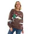 thumbnail image 7 of Women's Character Winter Scene Sweatshirt, 7 of 10