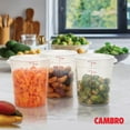 thumbnail image 2 of Cambro Round Translucent Food Container with Lid, 4 qt., 3 pk., 2 of 6