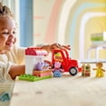 thumbnail image 5 of LEGO DUPLO Peppa Pig Tractor and Market Toy, 18 pc., 5 of 6